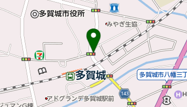 こころのクリニック みどりの風の地図画像