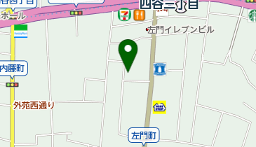四谷整形外科リハビリテーションクリニックの地図画像