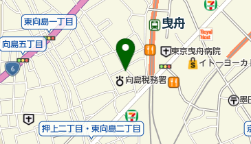 曳舟医院の地図画像