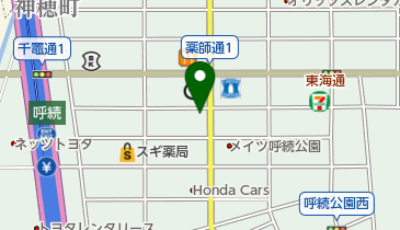 やくし整形クリニックの地図画像