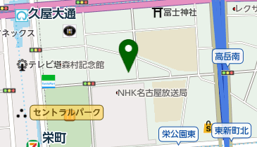 ザ・クリニック名古屋の地図画像