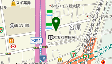 上野クリニックの地図画像