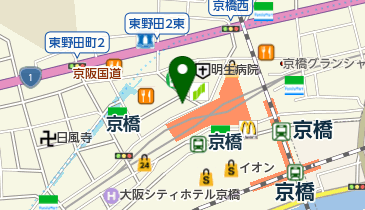 恵聖会クリニック 京橋院の地図画像