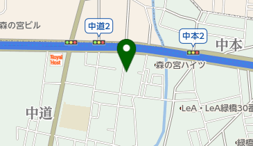 ハミングベル中道診療所の地図画像