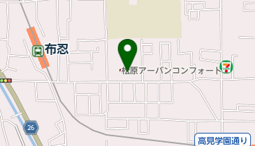 やの耳鼻咽喉科の地図画像