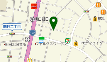 パーククリニックの地図画像