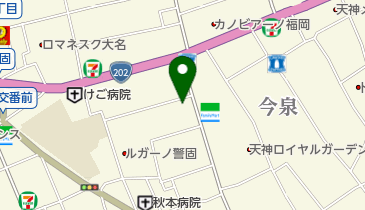 警固皮ふ科クリニックの地図画像