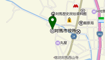 対馬整形外科の地図画像