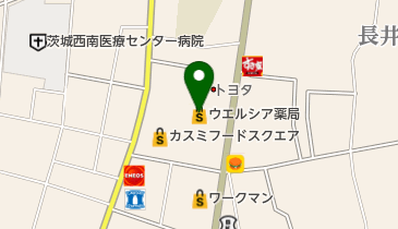 境町・あだち眼科の地図画像