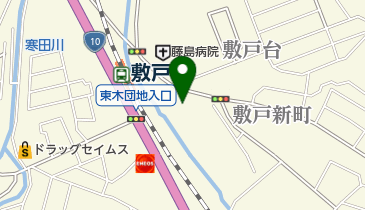調枝眼科の地図画像