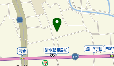 常清の里診療所の地図画像