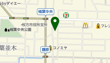 つじなか内科の地図画像