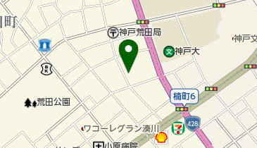 兵庫県健康財団保健検診センターの地図画像