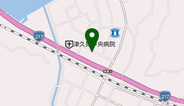 津久見中央病院へき地巡回診療所の地図画像