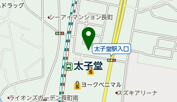 太子堂駅前ひふ科の地図画像
