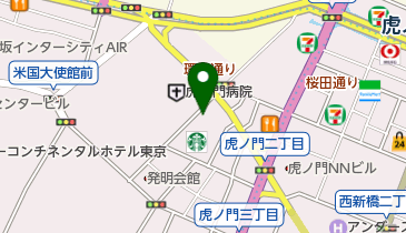 虎ノ門スリープクリニックの地図画像