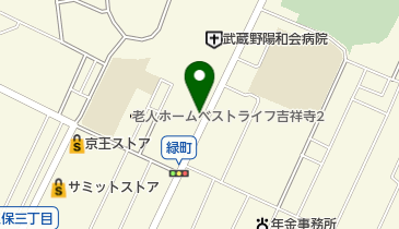 にしくぼ診療所の地図画像