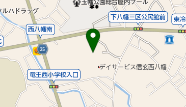 こうの整形外科の地図画像