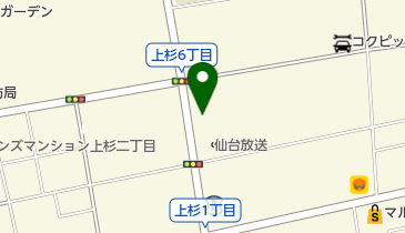 上杉山整形外科クリニックの地図画像