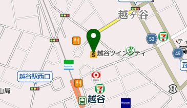 獨協医科大学埼玉医療センター附属越谷クリニックの地図画像
