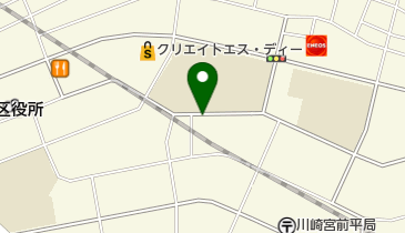 宮前平第2クリニックの地図画像