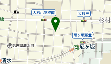 おおすぎハツノ内科クリニックの地図画像