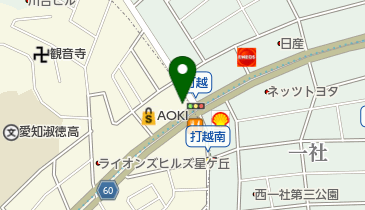 打越かとうクリニックの地図画像