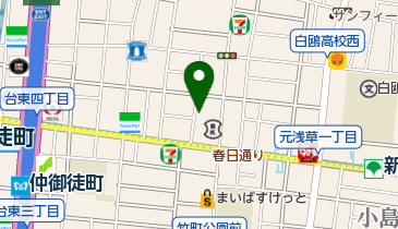 御徒町榎本クリニックの地図画像
