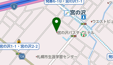 宮の沢腎泌尿器科クリニックの地図画像