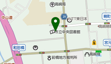 高崎・地域医療センターの地図画像