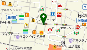 八王子北口耳鼻科・皮ふ科の地図画像