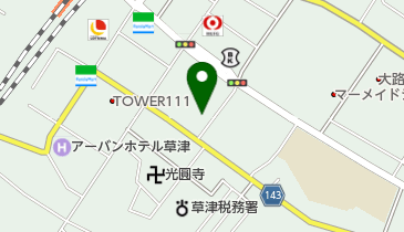 津田皮フ科の地図画像
