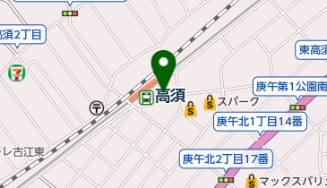 たなか皮ふ科アレルギー科の地図画像