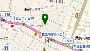 おやま内科消化器内科の地図画像