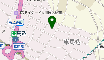 東馬込しば整形外科の地図画像