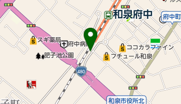 おかのこどもクリニックの地図画像