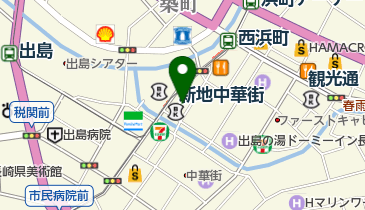 江上耳鼻咽喉科医院の地図画像