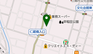 三郷皮膚科医院の地図画像