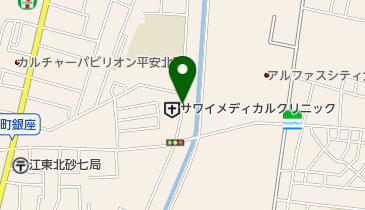 サワイメディカルクリニックの地図画像