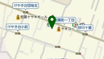 若葉こどもクリニックの地図画像
