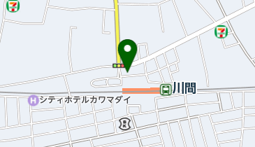 皮膚科東武川間の地図画像