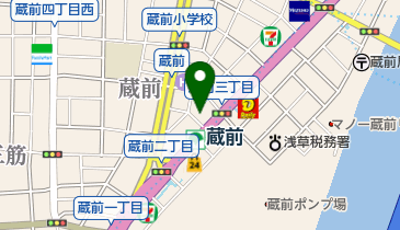 くらまえ整形の地図画像