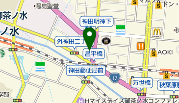 秋葉原フロンティアクリニックの地図画像