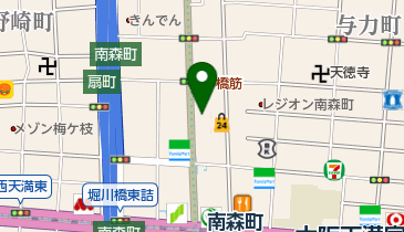 天神橋みやたけクリニックの地図画像