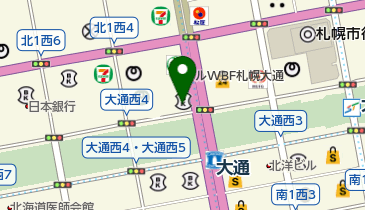 さっぽろ大通り内視鏡クリニックの地図画像