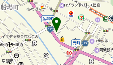 津田内科の地図画像