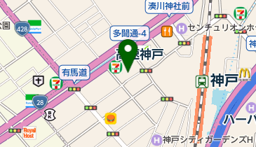 ホームケアクリニックこうべの地図画像
