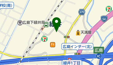 緑井脳神経外科の地図画像