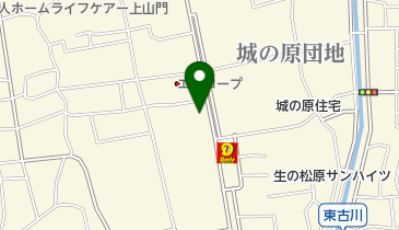 上山門整形外科クリニックの地図画像