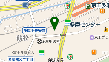 あべ多摩センター内科の地図画像